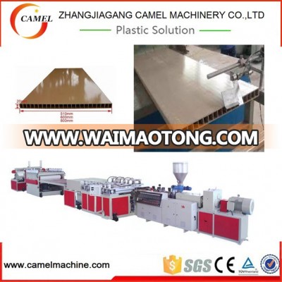 Double Screw Design WPC PVC Hollow Door Board Making Machine