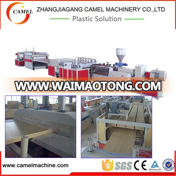 PVC Wood Plastic Door Board Production Line/WPC Hollow Door Board Making Machine