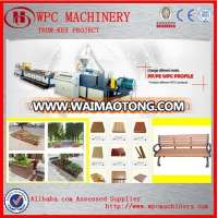 Wood plastic composite PVC profile/profiling extrusion machine