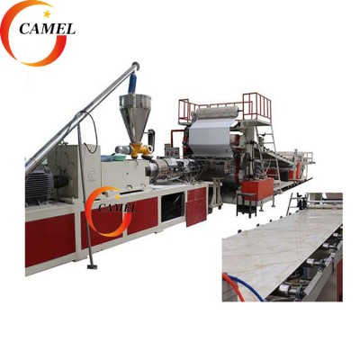 Plastic Machine Sheet Production Line/extrusion Line /extruder Imitation Marble Factory For Pvc Extruder Custom Size Customized