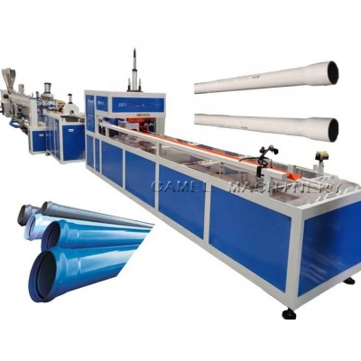 20-63mm Plastic Upvc Pvc Pipe Electronic Threading Extrusion Pvc Pipe Making Machine