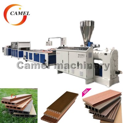 Wood Plastic Composite Wpc Profile Decking Board Extrusion Line Making Machine