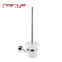 Bathroom Accessories Toilet Brush Holder 304 Stainless Steel Cleaning Set OEM